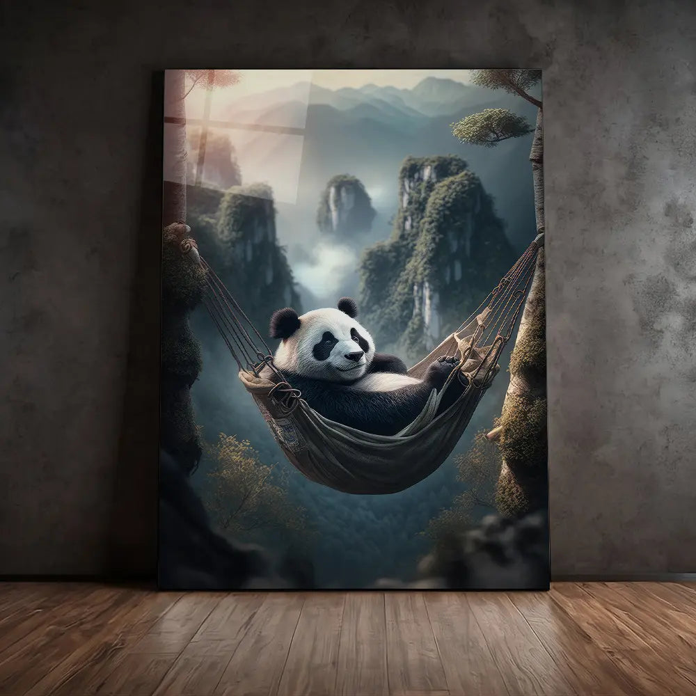 Chilling Panda Hammock