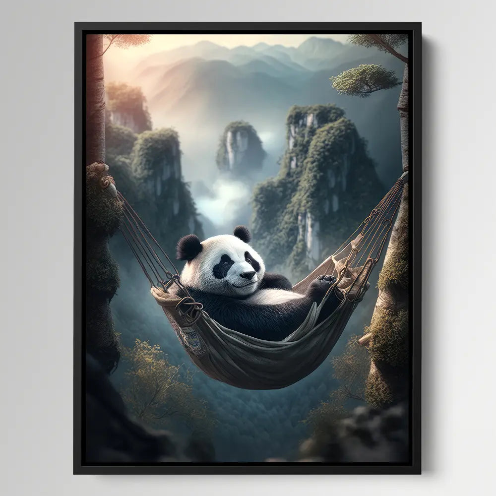 Chilling Panda Hammock