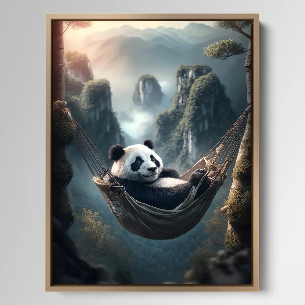 Chilling Panda Hammock